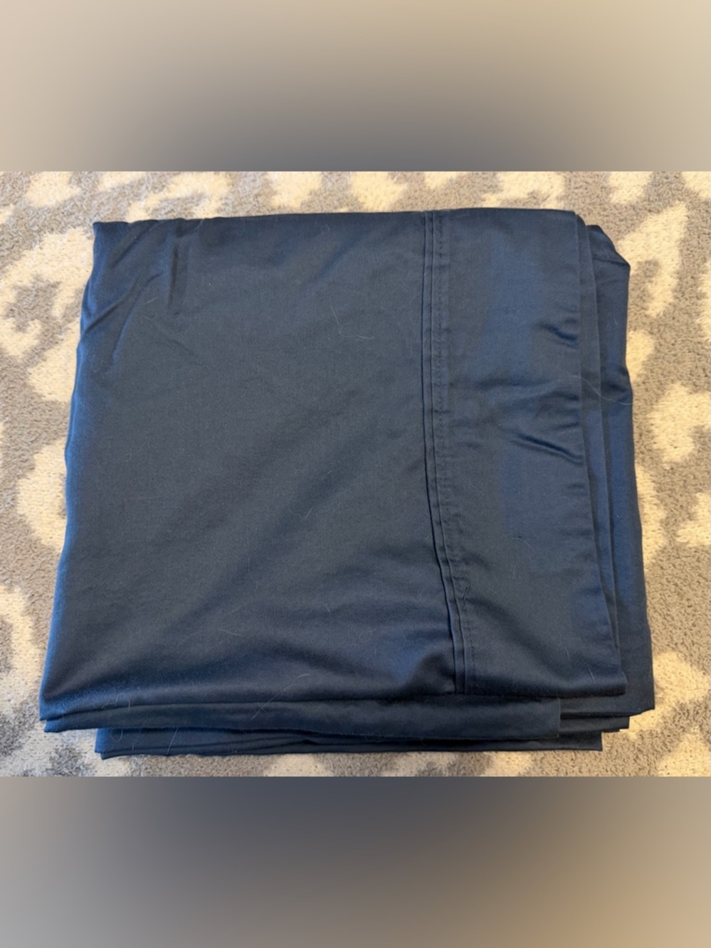 Navy Blue King Size Pillow Set - Deep, Rich Navy